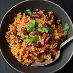 طرز تهیه پلو با لوبیا قرمز
