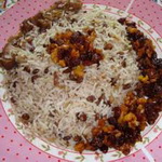 طرز تهیه کشمش پلو با گردو
